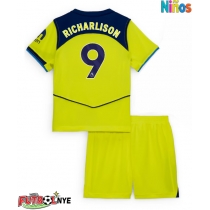 Camiseta Tottenham Hotspur Richarlison #9 Tercera Equipación para niños 2025-26 manga corta (+ pantalones cortos)